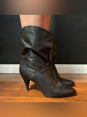 Romance Vintage 80s Boots Size 5.5 Designer Hand Made In Brazil